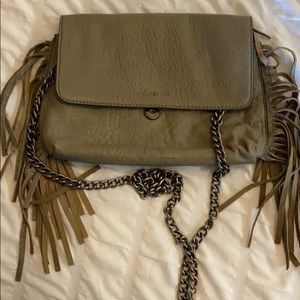 Treasure and Bond leather fringe bag